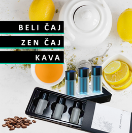 Set 3x10ml dišav - Vonji kave in čajev
