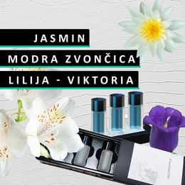 Set 3x10ml dišav - Izbrane cvetlice